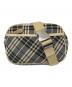 BURBERRY BLUE LABEL（バーバリーロンドンブルーレーベル）の古着「ウエストバッグ」｜ブラック×ベージュ
