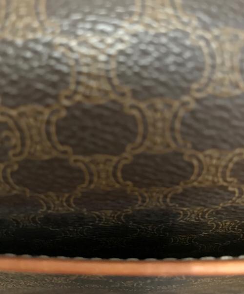 CELINE（セリーヌ）CELINE (セリーヌ) ショルダーバッグ ブラウン×ゴールドの古着・服飾アイテム