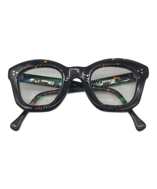 max pittion（マックス ピティオン）max pittion (マックス ピティオン) 伊達眼鏡 ブラウンの古着・服飾アイテム