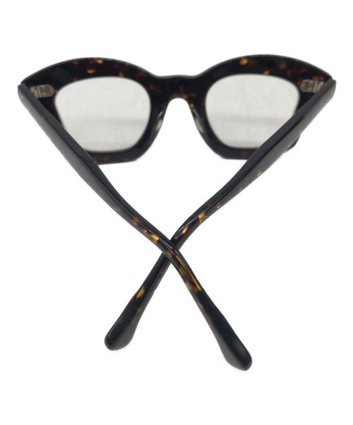 max pittion（マックス ピティオン）max pittion (マックス ピティオン) 伊達眼鏡 ブラウンの古着・服飾アイテム