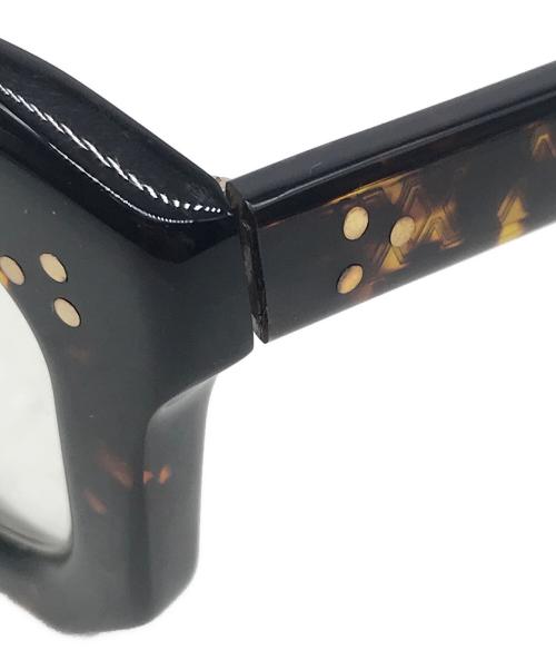 max pittion（マックス ピティオン）max pittion (マックス ピティオン) 伊達眼鏡 ブラウンの古着・服飾アイテム