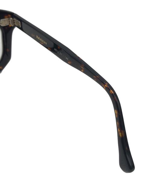 max pittion（マックス ピティオン）max pittion (マックス ピティオン) 伊達眼鏡 ブラウンの古着・服飾アイテム