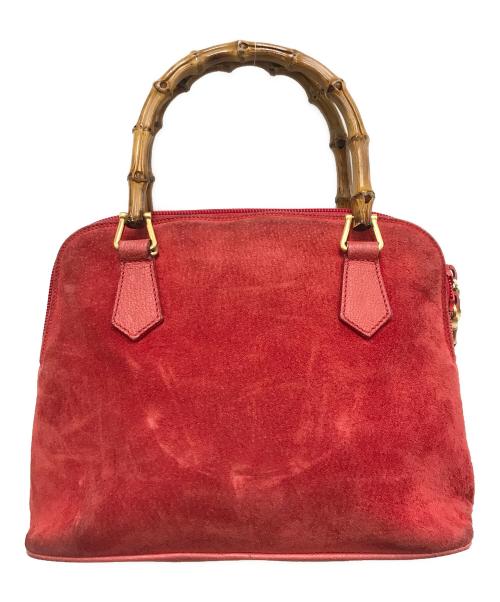 GUCCI（グッチ）GUCCI (グッチ) ハンドバッグ レッドの古着・服飾アイテム