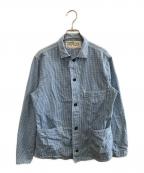 UNION SPECIAL OVERALLSユニオンスペシャルオーバーオールズ）の古着「チェックシャツ」｜ブルー
