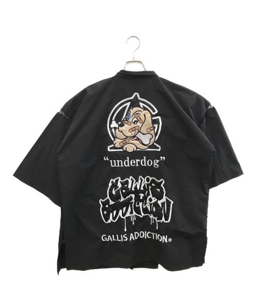 GALFY（ガルフィー）GALFY (ガルフィー) 甚兵衛 ブラック サイズ:Lの古着・服飾アイテム