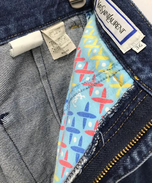 Yves Saint Laurent（イヴサンローラン）Yves Saint Laurent (イヴサンローラン) デニムパンツ インディゴ サイズ:36の古着・服飾アイテム