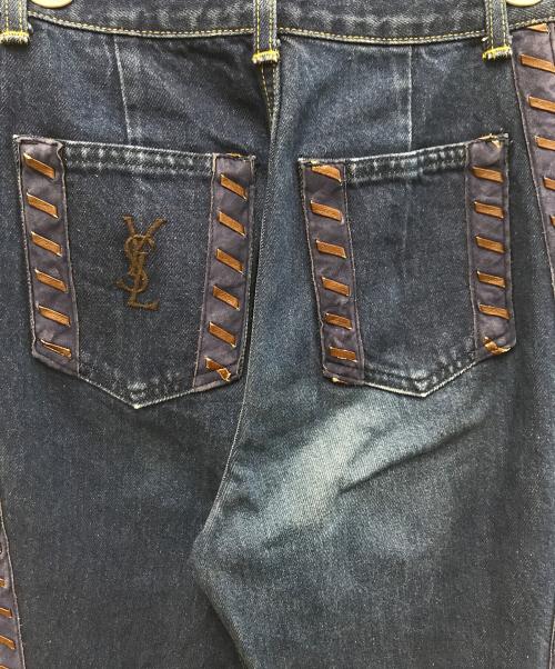 Yves Saint Laurent（イヴサンローラン）Yves Saint Laurent (イヴサンローラン) デニムパンツ インディゴ サイズ:36の古着・服飾アイテム