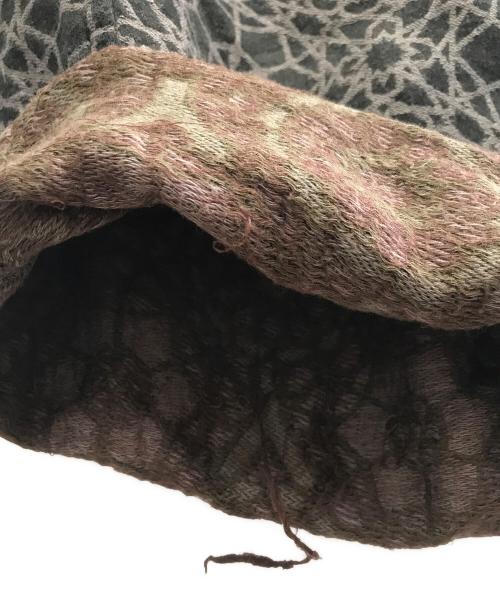 Yohji Yamamoto pour homme（ヨウジヤマモト プールオム）Yohji Yamamoto pour homme (ヨウジヤマモト プールオム) 総柄パンツ ブラック×グレー サイズ:3の古着・服飾アイテム