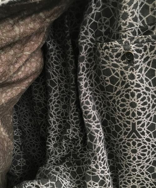 Yohji Yamamoto pour homme（ヨウジヤマモト プールオム）Yohji Yamamoto pour homme (ヨウジヤマモト プールオム) 総柄パンツ ブラック×グレー サイズ:3の古着・服飾アイテム