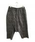 Yohji Yamamoto pour homme（ヨウジヤマモト プールオム）の古着「総柄パンツ」｜ブラック×グレー