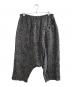 Yohji Yamamoto pour homme (ヨウジヤマモト プールオム) 総柄パンツ ブラック×グレー サイズ:3：30000円