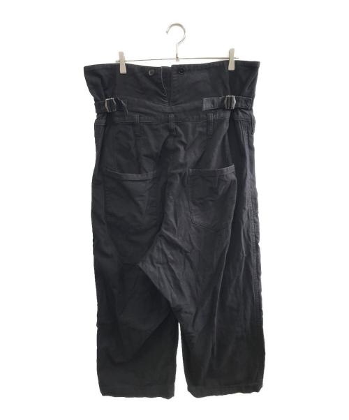 Yohji Yamamoto pour homme（ヨウジヤマモト プールオム）Yohji Yamamoto pour homme (ヨウジヤマモト プールオム) ハイウエストパンツ ブラック サイズ:4の古着・服飾アイテム