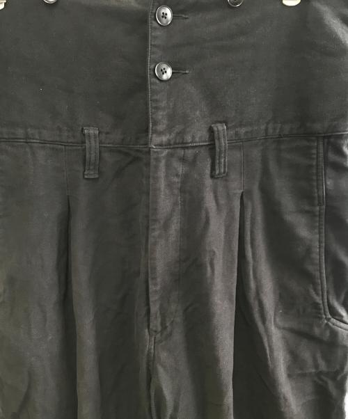 Yohji Yamamoto pour homme（ヨウジヤマモト プールオム）Yohji Yamamoto pour homme (ヨウジヤマモト プールオム) ハイウエストパンツ ブラック サイズ:4の古着・服飾アイテム