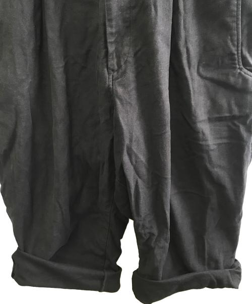 Yohji Yamamoto pour homme（ヨウジヤマモト プールオム）Yohji Yamamoto pour homme (ヨウジヤマモト プールオム) ハイウエストパンツ ブラック サイズ:4の古着・服飾アイテム
