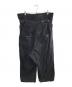 Yohji Yamamoto pour homme (ヨウジヤマモト プールオム) ハイウエストパンツ ブラック サイズ:4：19000円