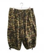 Yohji Yamamoto pour hommeヨウジヤマモト プールオム）の古着「カモフラージュバルーンパンツ」｜グリーン
