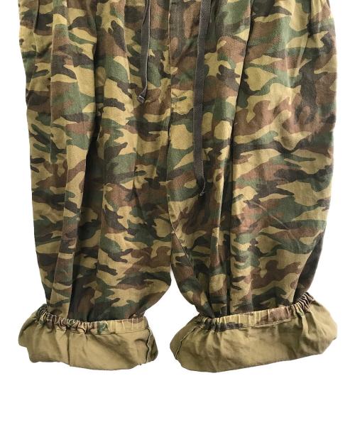 Yohji Yamamoto pour homme（ヨウジヤマモト プールオム）Yohji Yamamoto pour homme (ヨウジヤマモト プールオム) カモフラージュバルーンパンツ グリーン サイズ:3の古着・服飾アイテム