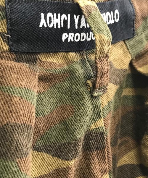 Yohji Yamamoto pour homme（ヨウジヤマモト プールオム）Yohji Yamamoto pour homme (ヨウジヤマモト プールオム) カモフラージュバルーンパンツ グリーン サイズ:3の古着・服飾アイテム