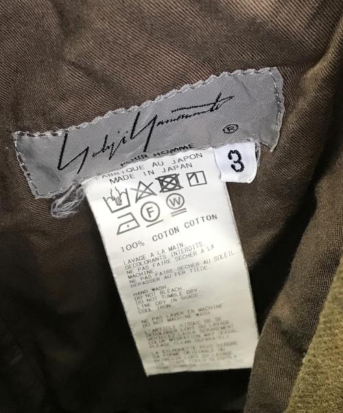 Yohji Yamamoto pour homme（ヨウジヤマモト プールオム）Yohji Yamamoto pour homme (ヨウジヤマモト プールオム) カモフラージュバルーンパンツ グリーン サイズ:3の古着・服飾アイテム