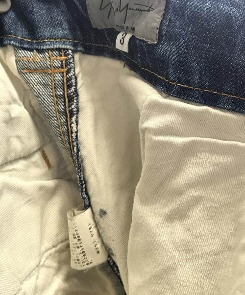 Yohji Yamamoto pour homme（ヨウジヤマモト プールオム）Yohji Yamamoto pour homme (ヨウジヤマモト プールオム) デニムパンツ インディゴ サイズ:3の古着・服飾アイテム