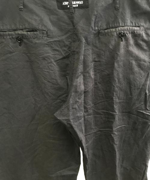 Yohji Yamamoto pour homme（ヨウジヤマモト プールオム）Yohji Yamamoto pour homme (ヨウジヤマモト プールオム) フラワーエンブロイダリーワイドロングパンツ ブラック サイズ:3の古着・服飾アイテム