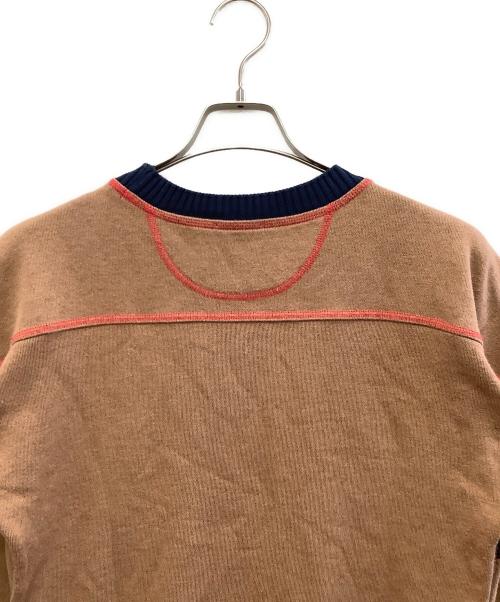 Vivienne Westwood man（ヴィヴィアン ウェストウッド マン）Vivienne Westwood man (ヴィヴィアン ウェストウッド マン) スウェット ブラウン×ネイビー サイズ:44の古着・服飾アイテム