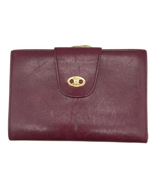 CELINE（セリーヌ）CELINE (セリーヌ) 3つ折り財布 ボルドーの古着・服飾アイテム