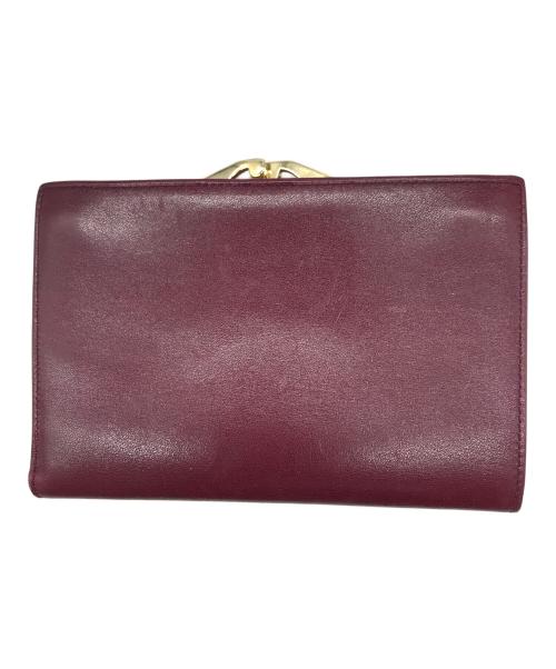 CELINE（セリーヌ）CELINE (セリーヌ) 3つ折り財布 ボルドーの古着・服飾アイテム