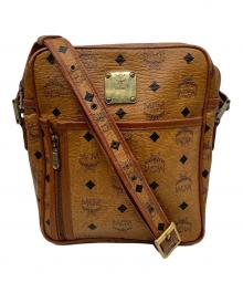 MCM（エムシーエム）の古着「レザーショルダーバッグ」｜ブラウン