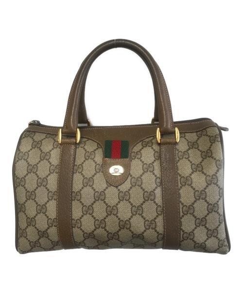 GUCCI（グッチ）GUCCI (グッチ) ミニボストンバッグ ベージュの古着・服飾アイテム