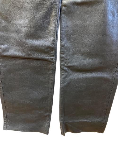 AVIREX（アヴィレックス）AVIREX (アヴィレックス) レザーパンツ ブラック サイズ:M　W76の古着・服飾アイテム