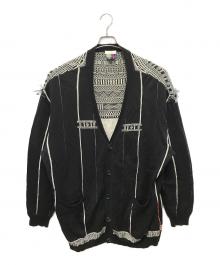 FACETASM（ファセッタズム）の古着「ニットカーディガン」｜ブラウン