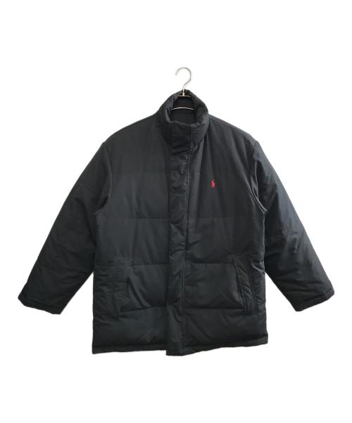 RALPH LAUREN（ラルフローレン）RALPH LAUREN (ラルフローレン) リバーシブルダウンジャケット ブラック サイズ:Lの古着・服飾アイテム