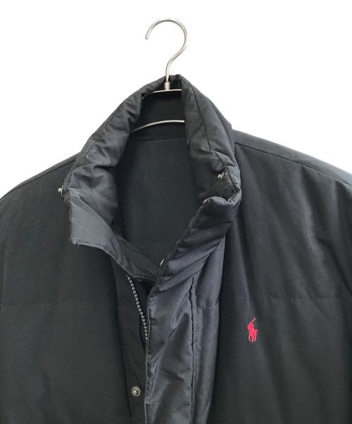 RALPH LAUREN（ラルフローレン）RALPH LAUREN (ラルフローレン) リバーシブルダウンジャケット ブラック サイズ:Lの古着・服飾アイテム