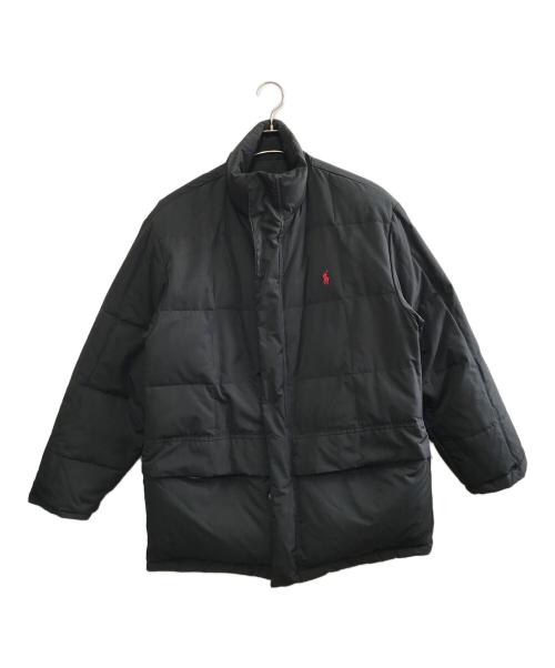 RALPH LAUREN（ラルフローレン）RALPH LAUREN (ラルフローレン) リバーシブルダウンジャケット ブラック サイズ:Lの古着・服飾アイテム