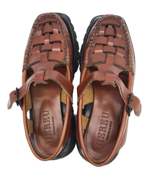 HEREU（ヘリュー）HEREU (ヘリュー) Soller Sport ローファー ブラウン サイズ:36の古着・服飾アイテム