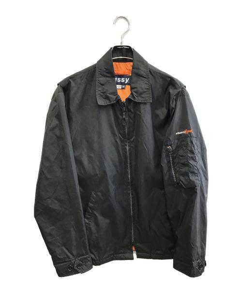 stussy sports（ステューシー スポーツ）stussy sports (ステューシー スポーツ) MA-1ジャケット ブラック サイズ:Mの古着・服飾アイテム