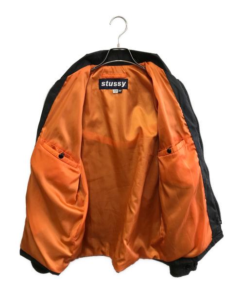 stussy sports（ステューシー スポーツ）stussy sports (ステューシー スポーツ) MA-1ジャケット ブラック サイズ:Mの古着・服飾アイテム