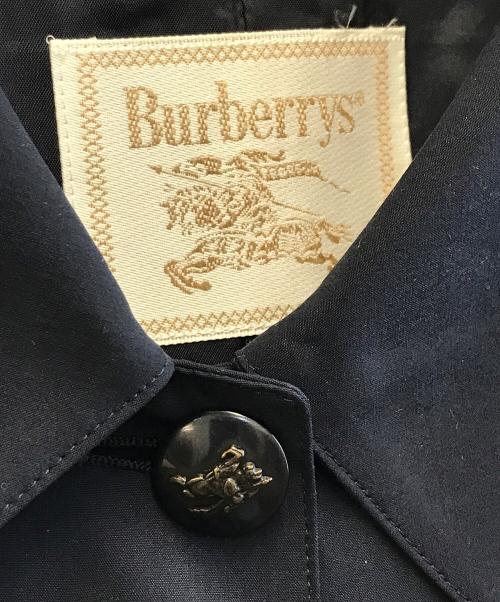 Burberry's（バーバリーズ）Burberry's (バーバリーズ) ステンカラーコート ネイビー サイズ:9ARの古着・服飾アイテム
