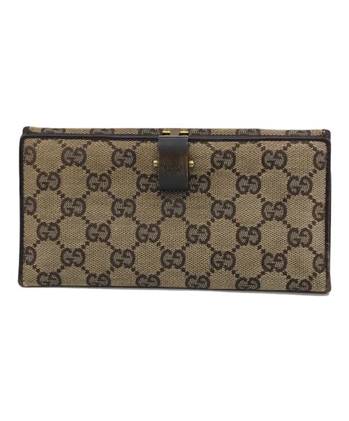 GUCCI（グッチ）GUCCI (グッチ) 長財布 ベージュの古着・服飾アイテム