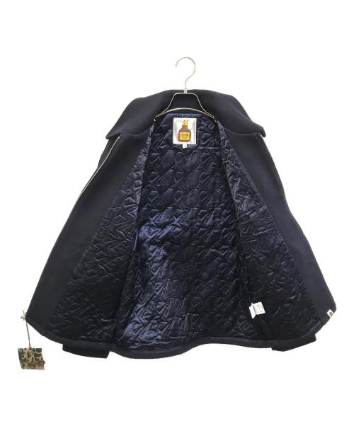 TERIYAKI SOURCE（テリヤキソース）TERIYAKI SOURCE (テリヤキソース) A BATHING APE (ア ベイシング エイプ) ウールジャケット ネイビー サイズ:Sの古着・服飾アイテム