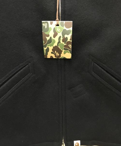 TERIYAKI SOURCE（テリヤキソース）TERIYAKI SOURCE (テリヤキソース) A BATHING APE (ア ベイシング エイプ) ウールジャケット ネイビー サイズ:Sの古着・服飾アイテム