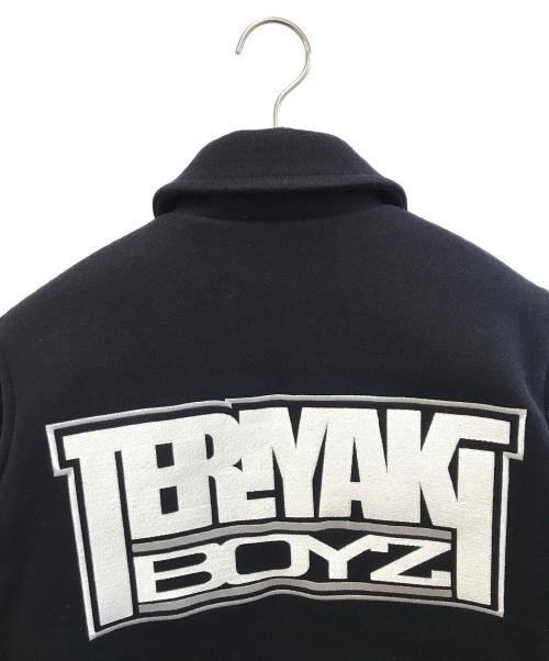 TERIYAKI SOURCE（テリヤキソース）TERIYAKI SOURCE (テリヤキソース) A BATHING APE (ア ベイシング エイプ) ウールジャケット ネイビー サイズ:Sの古着・服飾アイテム
