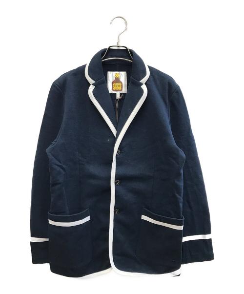 A BATHING APE（ア ベイシング エイプ）A BATHING APE (ア ベイシング エイプ) TERIYAKI SOURCE テーラードジャケット ネイビー サイズ:Sの古着・服飾アイテム