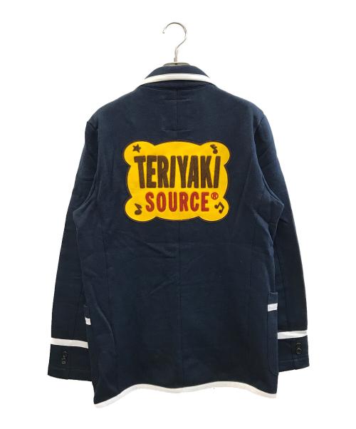 A BATHING APE（ア ベイシング エイプ）A BATHING APE (ア ベイシング エイプ) TERIYAKI SOURCE テーラードジャケット ネイビー サイズ:Sの古着・服飾アイテム