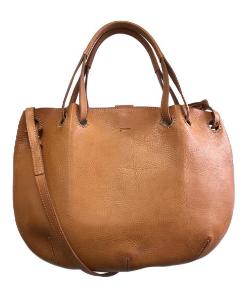 genten（ゲンテン）genten (ゲンテン) 2wayレザーバッグ ブラウンの古着・服飾アイテム
