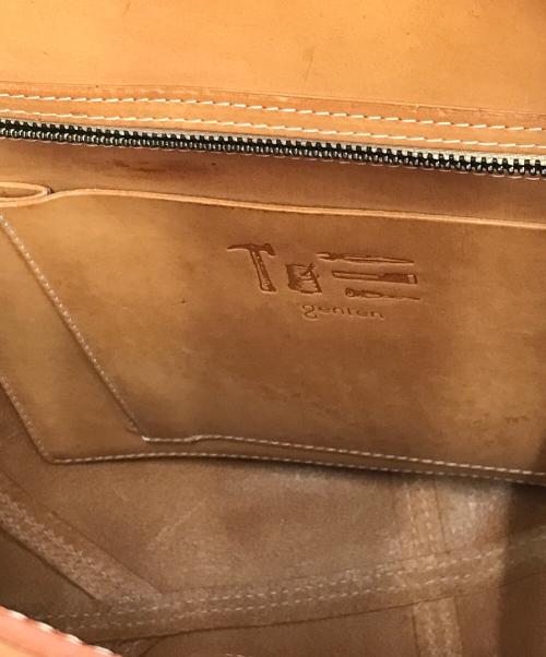 genten（ゲンテン）genten (ゲンテン) 2wayレザーバッグ ブラウンの古着・服飾アイテム