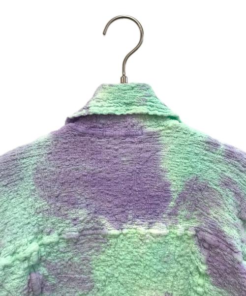 ISSEY MIYAKE me（イッセイ ミヤケ ミー）ISSEY MIYAKE ME (イッセイ ミヤケ ミー) カリフラワージャケット グリーン×パープル サイズ:記載なしの古着・服飾アイテム