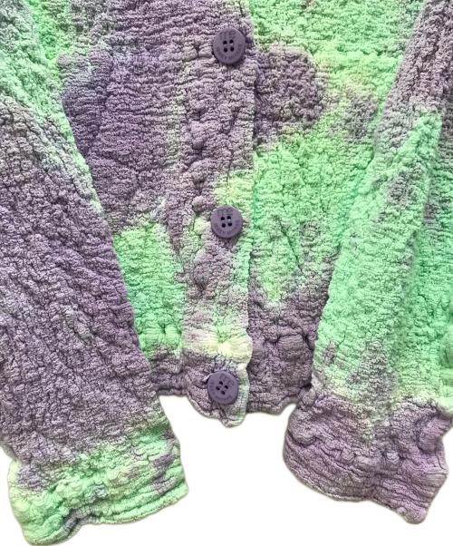 ISSEY MIYAKE me（イッセイ ミヤケ ミー）ISSEY MIYAKE ME (イッセイ ミヤケ ミー) カリフラワージャケット グリーン×パープル サイズ:記載なしの古着・服飾アイテム