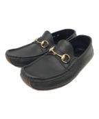 GUCCIグッチ）の古着「ビットローファー」｜ブラック